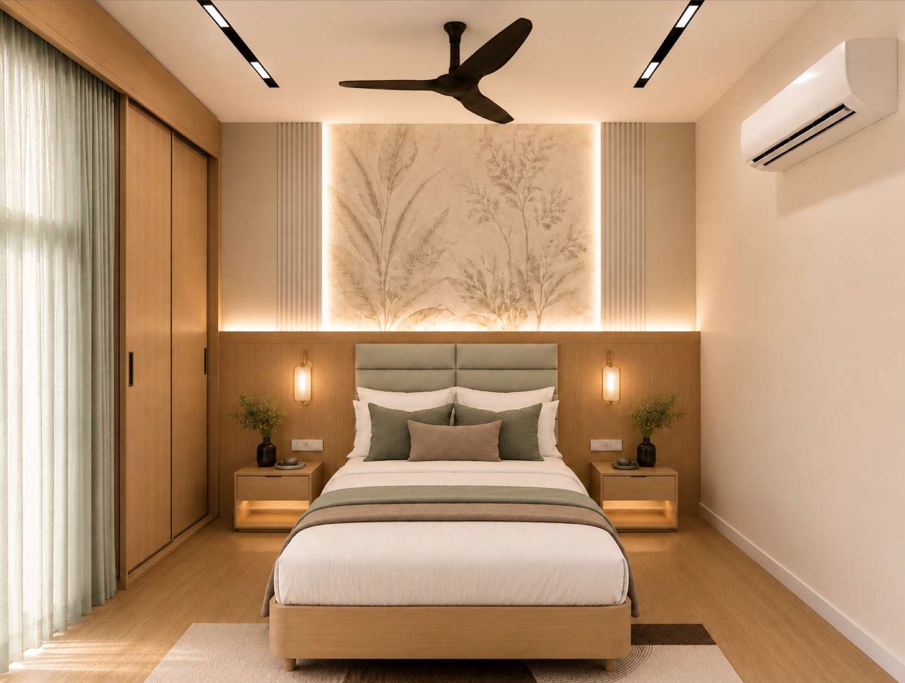 Master bedroom render